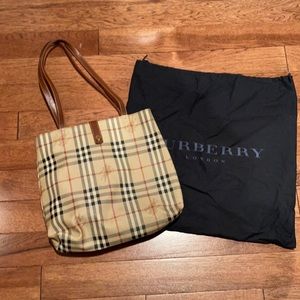 Classic Burberry Plaid Small shoulder tote